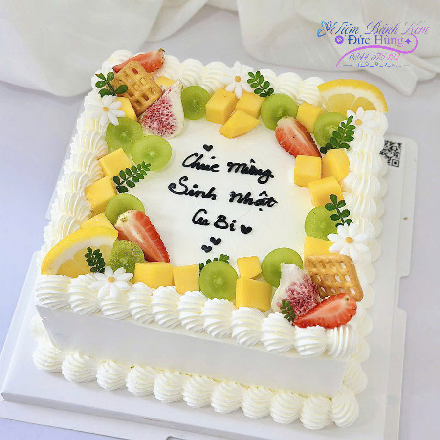 Bánh Sinh Nhật Hình Vuông